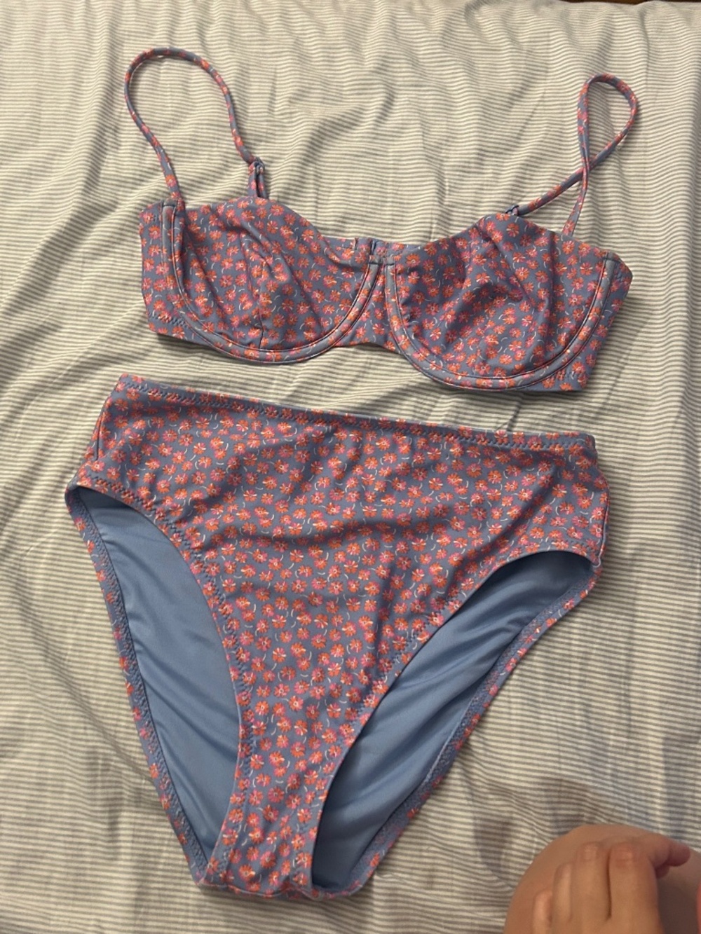 J. Crew Hallie flower bikini